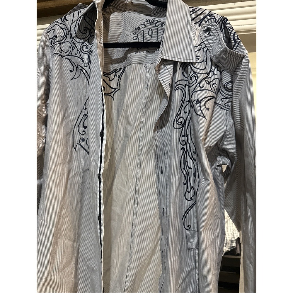 mens 191 unlimited Long Sleeve Dress Shirt Size 2xl